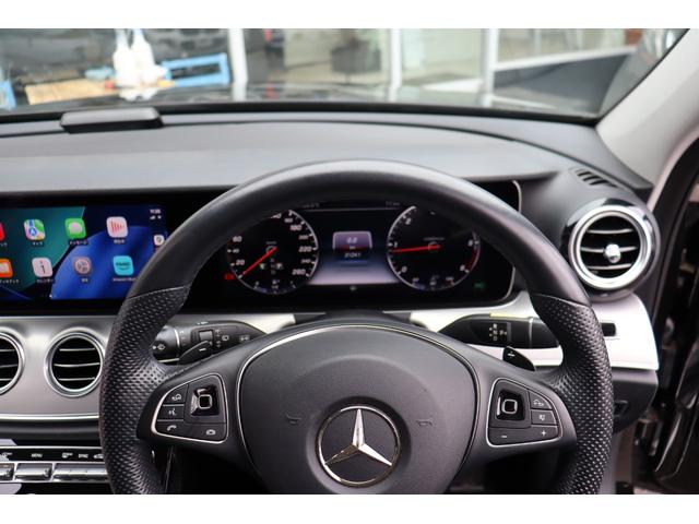 Ｅクラスステーションワゴン Ｅ２２０ｄワゴン　ＡＶＧ　　レーダーセーフティーＰ　自動追従　ハーフ革Ｐシート／ヒーター　純正ＨＤＤナビＴＶ　Ａｐｐｌｅ　ＣａｒＰｌａｙ　Ｂｌｕｅｔｏｏｔｈ　３６０°／Ｂカメラ　ドラレコ　ＬＥＤ　ディストロニックプラス　ヘッドアップディスプレイ　９速ＡＴ（13枚目）