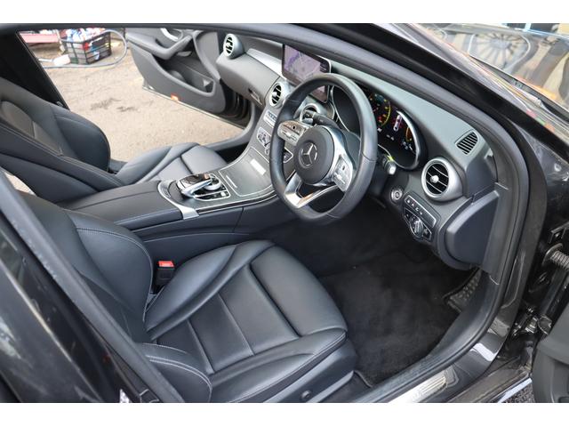 Cクラス C220dローレウスEDスポーツプラスP限定車セーフティーP 自動追従 パドルシフト 本革Pシート/ヒーター 純正HDDナビTV Apple CarPlay Bluetooth ヘッドアップディスプレイ Bカメ ドラレコ LED ディストロニックプラス 9速AT(27枚目)