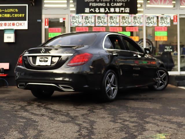 Cクラス C220dローレウスEDスポーツプラスP限定車セーフティーP 自動追従 パドルシフト 本革Pシート/ヒーター 純正HDDナビTV Apple CarPlay Bluetooth ヘッドアップディスプレイ Bカメ ドラレコ LED ディストロニックプラス 9速AT(32枚目)