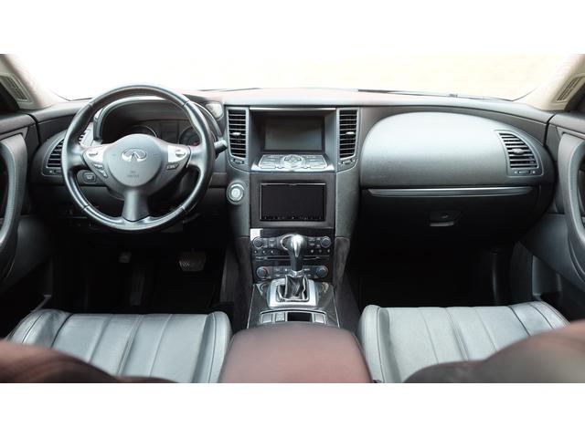 ＦＸ３５ 　ＡＷＤ／２０１１年モデル／ＬＥＸＡＮＩ２４ＡＷ／ダウンサス／新品カーナビ／フルセグ／ＢＴ／ＨＤＭＩ／ＦＵＪＩＴＳＵＢＯマフラー／ＢＯＳＥサウンド／Ｒスポイラー／マッチングペイント／黒レザー／走行証明有（39枚目）