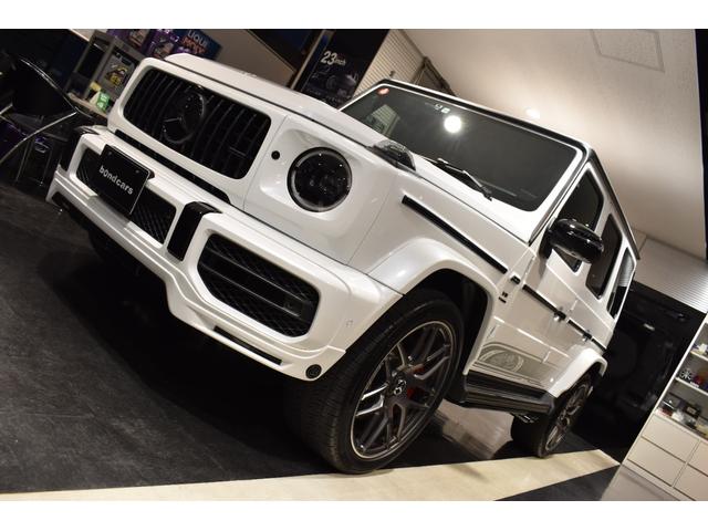 Ｇクラス Ｇ６３　エディション５５　国内４０台限定　ＡＭＧナイトパッケージ＆ＡＭＧナイトパッケージＩＩ　４ＷＤ　ＢＲＡＢＵＳリップ　フリップダウンモニター　電動サイドステップ　アダプティブクルーズコントロール　レーンキープアシスト（2枚目）