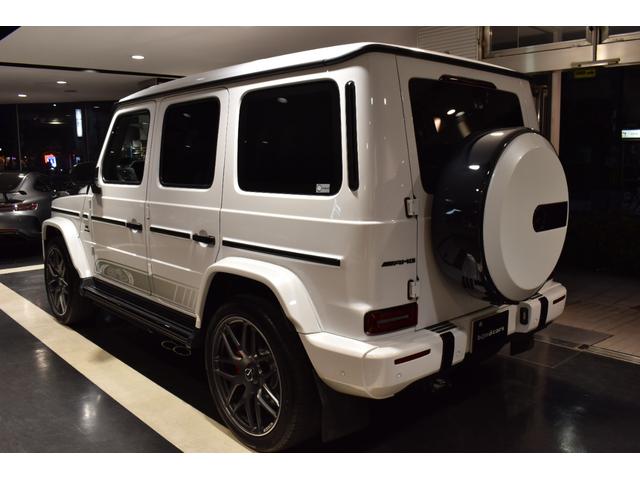 Ｇクラス Ｇ６３　エディション５５　国内４０台限定　ＡＭＧナイトパッケージ＆ＡＭＧナイトパッケージＩＩ　４ＷＤ　ＢＲＡＢＵＳリップ　フリップダウンモニター　電動サイドステップ　アダプティブクルーズコントロール　レーンキープアシスト（8枚目）