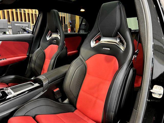 Ａクラス Ａ４５　Ｓ　４マチック＋　フロントプロテクションフィルム・ＡＬＰＩＮＥデジタルインナーミラー・ＡＭＧパフォーマンスＰＫＧ・アドバンスドＰＫＧ・ＡＭＧパフォーマンスシート・サンルーフ・シートヒーター・シートクーラー（10枚目）