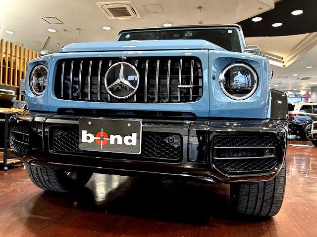 Gクラス G63 スペシャルオーダー・プロフェッショナルブルー(チャイナブルー)・Gマヌファクトゥーアプログラムプラス・左ハンドル・22インチアルミ・カーボンインテリア(3枚目)