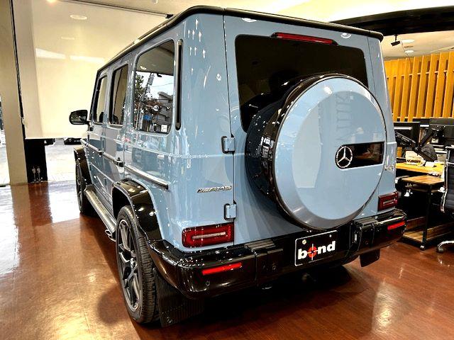 Gクラス G63 スペシャルオーダー・プロフェッショナルブルー(チャイナブルー)・Gマヌファクトゥーアプログラムプラス・左ハンドル・22インチアルミ・カーボンインテリア(5枚目)