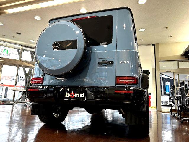 Gクラス G63 スペシャルオーダー・プロフェッショナルブルー(チャイナブルー)・Gマヌファクトゥーアプログラムプラス・左ハンドル・22インチアルミ・カーボンインテリア(6枚目)