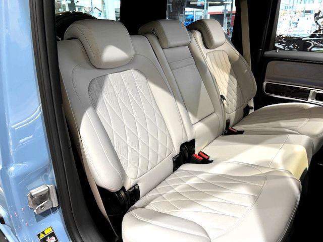 Gクラス G63 スペシャルオーダー・プロフェッショナルブルー(チャイナブルー)・Gマヌファクトゥーアプログラムプラス・左ハンドル・22インチアルミ・カーボンインテリア(14枚目)