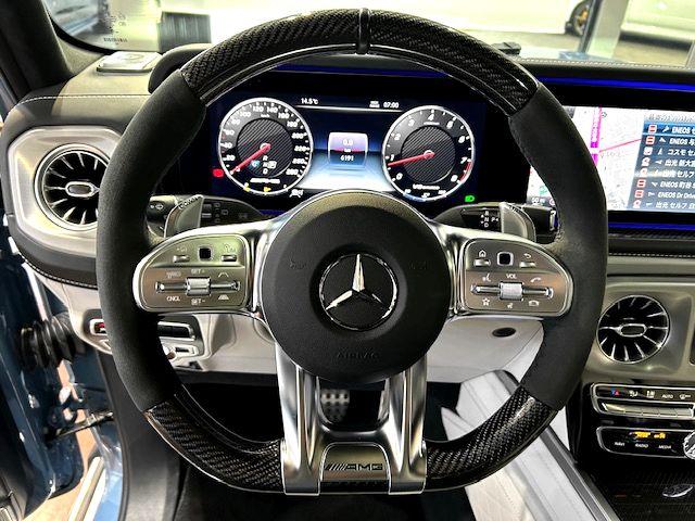 Gクラス G63 スペシャルオーダー・プロフェッショナルブルー(チャイナブルー)・Gマヌファクトゥーアプログラムプラス・左ハンドル・22インチアルミ・カーボンインテリア(28枚目)