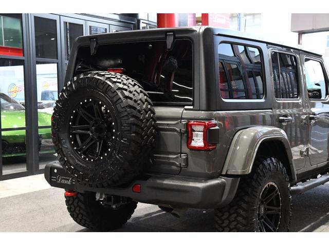 ジープ・ラングラーアンリミテッド ルビコン　ＳＫＹホイール１７インチ＆背面・タイヤ３５×１２．５・ラフカントリー２．５インチリフトアップキット・ルビコンスチールバンパー・ルビコンリアスチールバンパー（36枚目）