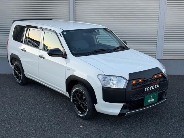 プロボックス G BLACK EDITIONワイドグリル(TOYOTA IPF製グリルマーカー) フロントアンダーガード フェンダートリム リアアンダーガード ルーフスポイラー AMEホイール エンブレムブラックアウト(3枚目)