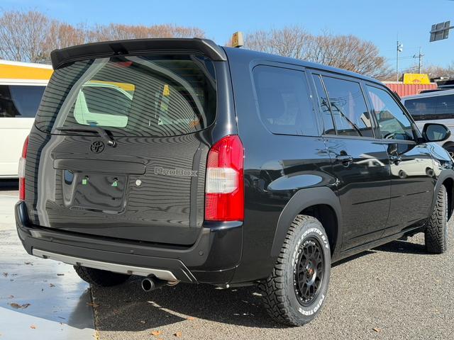 プロボックス ハイブリッドＦ　スムージングパネル　フロントアンダーガード　フェンダートリム　リアアンダーガード　ルーフスポイラー　アルミホイール（12枚目）