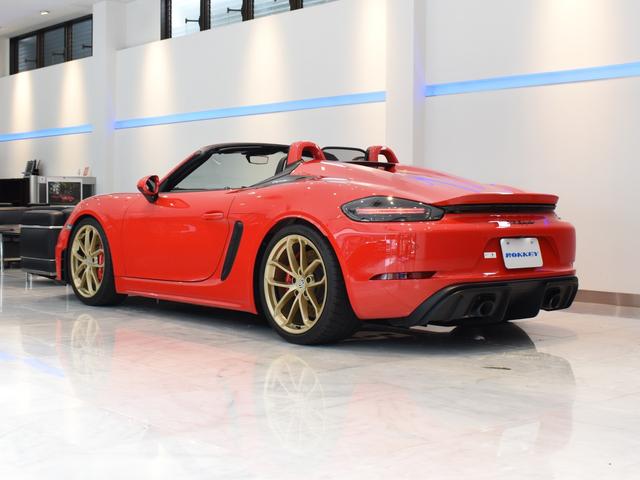 718スパイダー 718スパイダー 2021MY 1オーナー OP317 LEDヘッドライト Burmester レザーインテリア コントラストステッチ カーボンインテリア シートヒーター オートエアコン(4枚目)