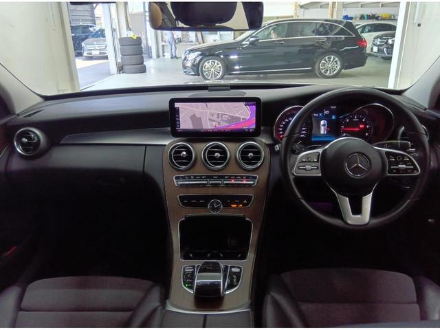 Ｃクラスステーションワゴン Ｃ２２０ｄ　ステーションワゴン　アバンギャルド　後期型　レーダーＰ　キーレスＧＯ　純正ナビ　地デジ　Ｂカメラ　ハーフレザー　シートヒーター　ＰＴＳ　ＬＥＤライト　電動リアゲート　カープレイ　アンドロイドオート　ドラレコ　禁煙車（10枚目）