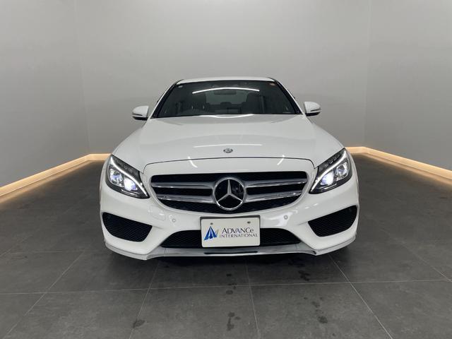 Ｃクラス Ｃ２２０ｄアバンギャルド　ＡＭＧライン　レーダーＰ　キーレスＧＯ　純正ナビ　地デジ　Ｂカメラ　レザーシート　シートヒーター　ＰＴＳ　ＬＥＤライト　ＨＵＤ　　ＥＴＣ　Ｂｌｕｅｔｏｏｔｈ　１８ＡＷ（7枚目）