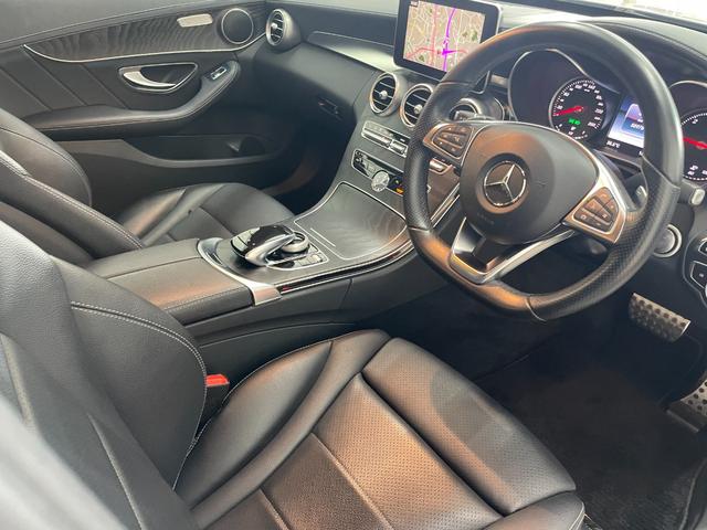 Ｃクラス Ｃ２２０ｄアバンギャルド　ＡＭＧライン　レーダーＰ　キーレスＧＯ　純正ナビ　地デジ　Ｂカメラ　レザーシート　シートヒーター　ＰＴＳ　ＬＥＤライト　ＨＵＤ　　ＥＴＣ　Ｂｌｕｅｔｏｏｔｈ　１８ＡＷ（17枚目）