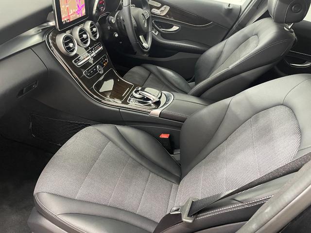 Ｃクラス Ｃ２００アバンギャルド　ベーシックＰ　レーダーＰ　キーレスＧＯ　純正ナビ　地デジ　Ｂカメラ　ハーフレザー　シートヒーター　ＰＴＳ　ＬＥＤライト　　Ｂｌｕｅｔｏｏｔｈ　禁煙車　１７ＡＷ（13枚目）