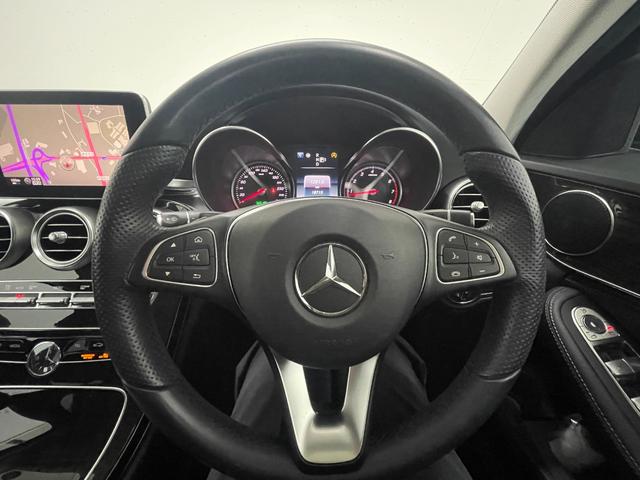 Ｃクラス Ｃ２００アバンギャルド　ベーシックＰ　レーダーＰ　キーレスＧＯ　純正ナビ　地デジ　Ｂカメラ　ハーフレザー　シートヒーター　ＰＴＳ　ＬＥＤライト　　Ｂｌｕｅｔｏｏｔｈ　禁煙車　１７ＡＷ（23枚目）