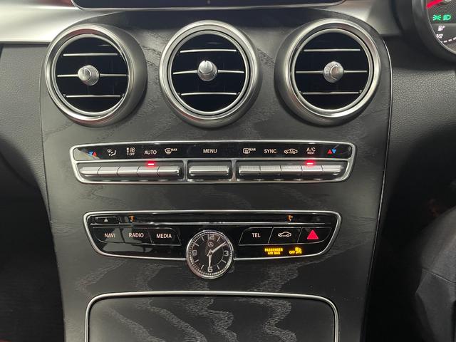 Ｃクラス Ｃ２２０ｄアバンギャルド　ＡＭＧライン　赤本革　レーダーＰ　キーレスＧＯ　純正ナビ　地デジ　Ｂカメラ　シートヒーター　ＰＴＳ　ＬＥＤライト　ＨＵＤ　　ＥＴＣ　Ｂｌｕｅｔｏｏｔｈ　１８ＡＷ（28枚目）