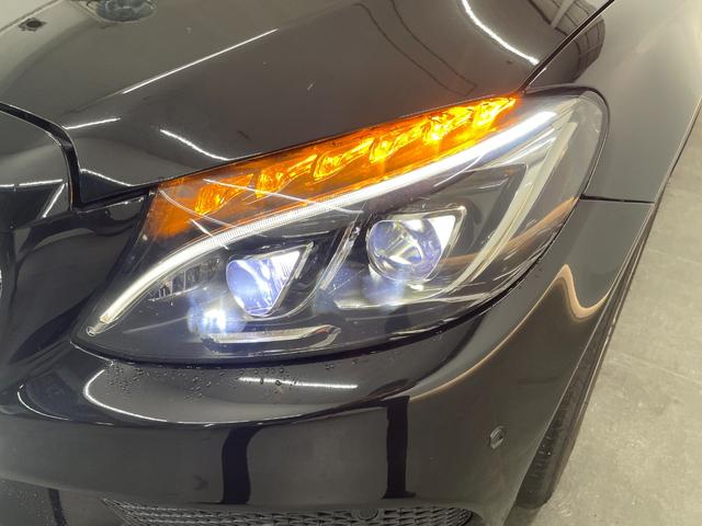 Ｃクラス Ｃ２２０ｄアバンギャルド　ＡＭＧライン　赤本革　レーダーＰ　キーレスＧＯ　純正ナビ　地デジ　Ｂカメラ　シートヒーター　ＰＴＳ　ＬＥＤライト　ＨＵＤ　　ＥＴＣ　Ｂｌｕｅｔｏｏｔｈ　１８ＡＷ（34枚目）