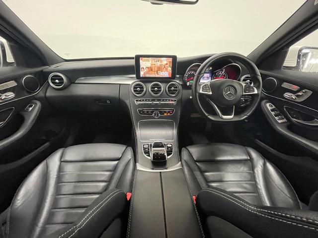 Ｃクラス Ｃ２２０ｄアバンギャルド　ＡＭＧライン　黒本革　レーダーＰ　キーレスＧＯ　純正ナビ　地デジ　Ｂカメラ　シートヒーター　ＰＴＳ　ＬＥＤライト　ＨＵＤ　　ＥＴＣ　Ｂｌｕｅｔｏｏｔｈ　１８ＡＷ（10枚目）