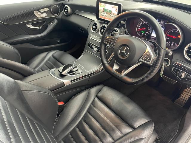 Ｃクラス Ｃ２２０ｄアバンギャルド　ＡＭＧライン　黒本革　レーダーＰ　キーレスＧＯ　純正ナビ　地デジ　Ｂカメラ　シートヒーター　ＰＴＳ　ＬＥＤライト　ＨＵＤ　　ＥＴＣ　Ｂｌｕｅｔｏｏｔｈ　１８ＡＷ（11枚目）