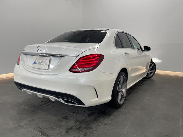 Ｃクラス Ｃ２２０ｄアバンギャルド　ＡＭＧライン　黒本革　レーダーＰ　キーレスＧＯ　純正ナビ　地デジ　Ｂカメラ　シートヒーター　ＰＴＳ　ＬＥＤライト　ＨＵＤ　　ＥＴＣ　Ｂｌｕｅｔｏｏｔｈ　１８ＡＷ（22枚目）