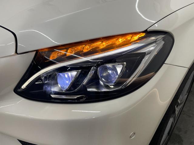 Ｃクラス Ｃ２２０ｄアバンギャルド　ＡＭＧライン　黒本革　レーダーＰ　キーレスＧＯ　純正ナビ　地デジ　Ｂカメラ　シートヒーター　ＰＴＳ　ＬＥＤライト　ＨＵＤ　　ＥＴＣ　Ｂｌｕｅｔｏｏｔｈ　１８ＡＷ（35枚目）