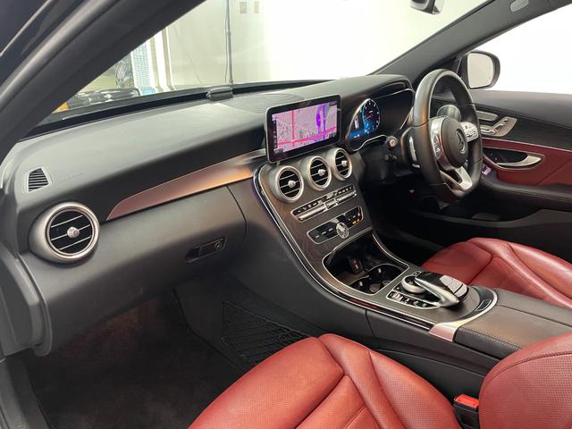 Ｃクラスステーションワゴン Ｃ２２０ｄ　ステーションワゴンローレウスエディション　レザーＥＸ　純正ナビ　地デジ　３６０カメラ　レッドレザー　シートヒーター　シートクーラー　パワーシート　ＬＥＤライト　ＤＳＲＣ　ＨＵＤ　ブルメスター　リアゲート　カープレイ　アンドロイドオート（50枚目）