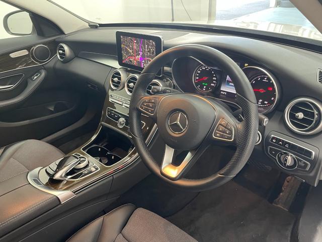 Cクラスステーションワゴン C200ステーションワゴン アバンギャルド レーダーP 純正ナビ 地デジ Bカメラ ハーフレザー シートヒーター D席パワーシート パドルシフト LED DSRC Bluetooth PTS キーレスGO 禁煙車 純正17AW(45枚目)