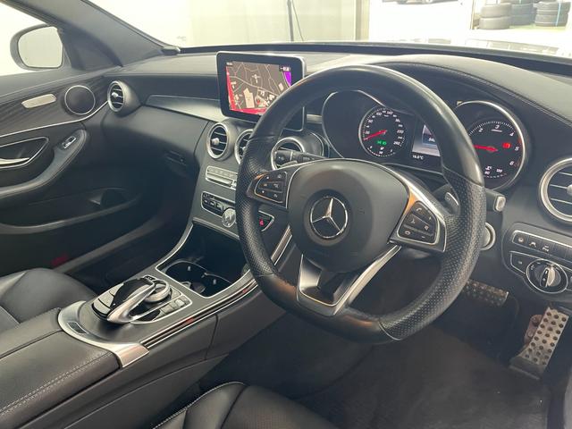 Cクラスステーションワゴン C220d ステーションワゴン スポーツ レーダーP 純正ナビ 地デジ Bカメラ レザーシート シートヒーター D席パワーシート パドルシフト LED DSRC Bluetooth PTS 電動リアゲート キーレスGO 禁煙車 純正18AW(48枚目)