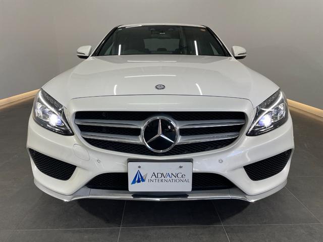 Cクラス C220dアバンギャルド AMGライン レーダーP レザーEX 純正ナビ 地デジ Bカメラ レザーシート シートヒーター LED DSRC Bluetooth HUD PTS ドラレコ リアゲート キーレスGO 禁煙車 純正18AW(6枚目)