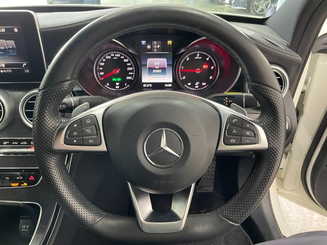 Cクラス C220dアバンギャルド AMGライン レーダーP レザーEX 純正ナビ 地デジ Bカメラ レザーシート シートヒーター LED DSRC Bluetooth HUD PTS ドラレコ リアゲート キーレスGO 禁煙車 純正18AW(13枚目)