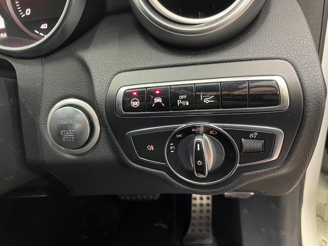 Cクラス C220dアバンギャルド AMGライン レーダーP レザーEX 純正ナビ 地デジ Bカメラ レザーシート シートヒーター LED DSRC Bluetooth HUD PTS ドラレコ リアゲート キーレスGO 禁煙車 純正18AW(16枚目)