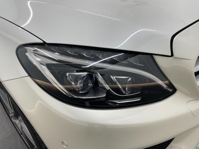 Cクラス C220dアバンギャルド AMGライン レーダーP レザーEX 純正ナビ 地デジ Bカメラ レザーシート シートヒーター LED DSRC Bluetooth HUD PTS ドラレコ リアゲート キーレスGO 禁煙車 純正18AW(26枚目)