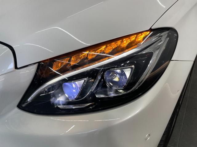 Cクラス C220dアバンギャルド AMGライン レーダーP レザーEX 純正ナビ 地デジ Bカメラ レザーシート シートヒーター LED DSRC Bluetooth HUD PTS ドラレコ リアゲート キーレスGO 禁煙車 純正18AW(30枚目)