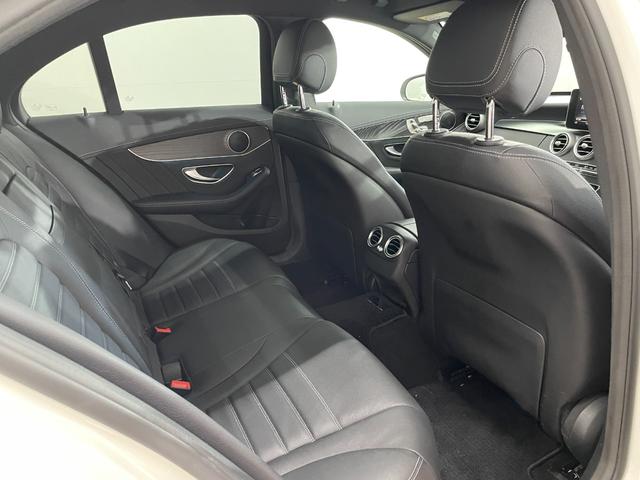 Cクラス C220dアバンギャルド AMGライン レーダーP レザーEX 純正ナビ 地デジ Bカメラ レザーシート シートヒーター LED DSRC Bluetooth HUD PTS ドラレコ リアゲート キーレスGO 禁煙車 純正18AW(50枚目)