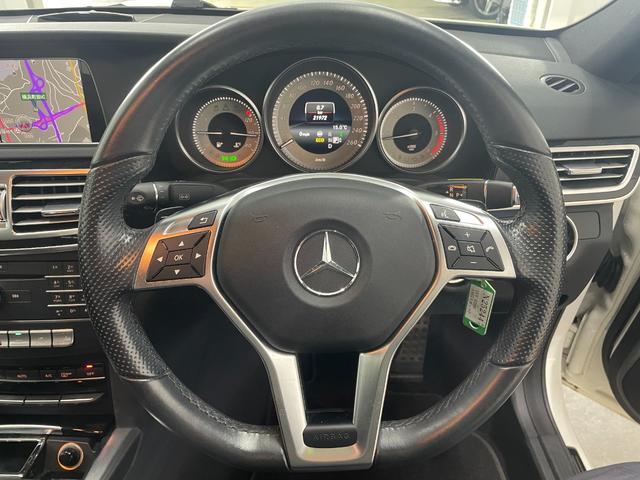 Ｅクラス Ｅ２２０ブルーテック　アバンギャルド　ＡＭＧスポーツＰ　レーダーＰ　純正ナビ　地デジ　３６０カメラ　ハーフレザー　シートヒーター　パワーシート　ＬＥＤ　ＤＳＲＣ　Ｂｌｕｅｔｏｏｔｈ　ＰＴＳ　ドラレコ　キーレスＧＯ　禁煙車　純正１８ＡＷ（13枚目）