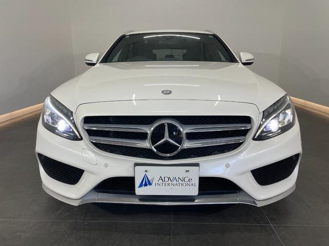 Ｃクラスステーションワゴン Ｃ２２０ｄ　ステーションワゴン　スポーツ　レーダーＰ　純正ナビ　地デジ　Ｂカメラ　レザーシート　シートヒーター　Ｄ席パワーシート　パドルシフト　ＬＥＤ　ＤＳＲＣ　Ｂｌｕｅｔｏｏｔｈ　ＰＴＳ　電動リアゲート　キーレスＧＯ　禁煙車　１８ＡＷ（6枚目）