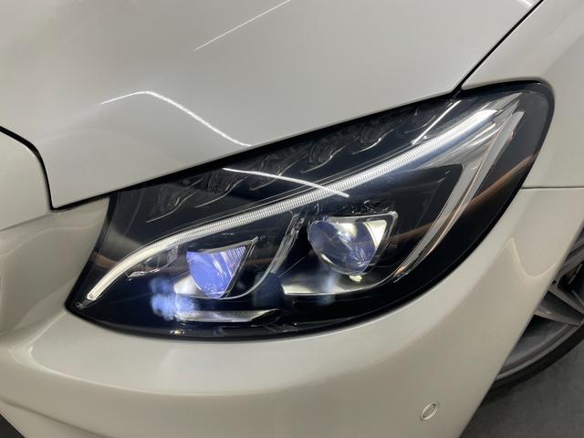 Ｃクラスステーションワゴン Ｃ２２０ｄ　ステーションワゴン　スポーツ　レーダーＰ　純正ナビ　地デジ　Ｂカメラ　レザーシート　シートヒーター　Ｄ席パワーシート　パドルシフト　ＬＥＤ　ＤＳＲＣ　Ｂｌｕｅｔｏｏｔｈ　ＰＴＳ　電動リアゲート　キーレスＧＯ　禁煙車　１８ＡＷ（8枚目）