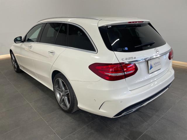 Ｃクラスステーションワゴン Ｃ２２０ｄ　ステーションワゴン　スポーツ　レーダーＰ　純正ナビ　地デジ　Ｂカメラ　レザーシート　シートヒーター　Ｄ席パワーシート　パドルシフト　ＬＥＤ　ＤＳＲＣ　Ｂｌｕｅｔｏｏｔｈ　ＰＴＳ　電動リアゲート　キーレスＧＯ　禁煙車　１８ＡＷ（24枚目）