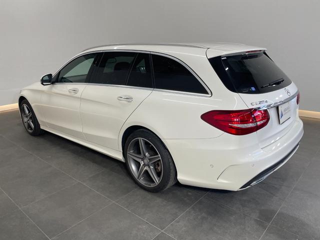Ｃクラスステーションワゴン Ｃ２２０ｄ　ステーションワゴン　スポーツ　レーダーＰ　純正ナビ　地デジ　Ｂカメラ　レザーシート　シートヒーター　Ｄ席パワーシート　パドルシフト　ＬＥＤ　ＤＳＲＣ　Ｂｌｕｅｔｏｏｔｈ　ＰＴＳ　電動リアゲート　キーレスＧＯ　禁煙車　１８ＡＷ（26枚目）