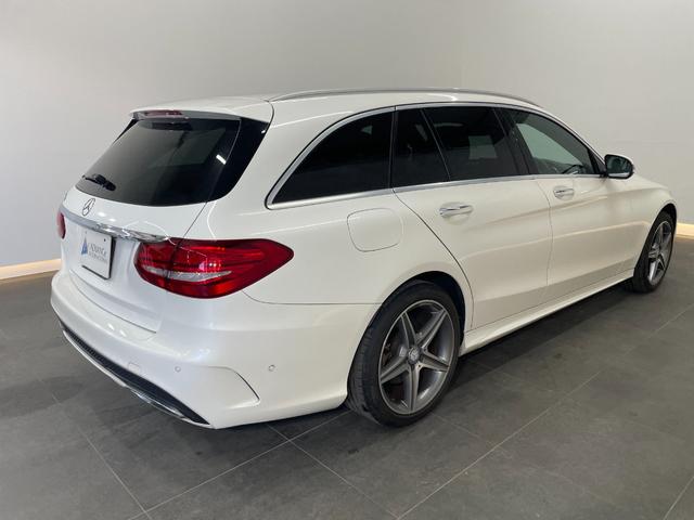 Ｃクラスステーションワゴン Ｃ２２０ｄ　ステーションワゴン　スポーツ　レーダーＰ　純正ナビ　地デジ　Ｂカメラ　レザーシート　シートヒーター　Ｄ席パワーシート　パドルシフト　ＬＥＤ　ＤＳＲＣ　Ｂｌｕｅｔｏｏｔｈ　ＰＴＳ　電動リアゲート　キーレスＧＯ　禁煙車　１８ＡＷ（27枚目）