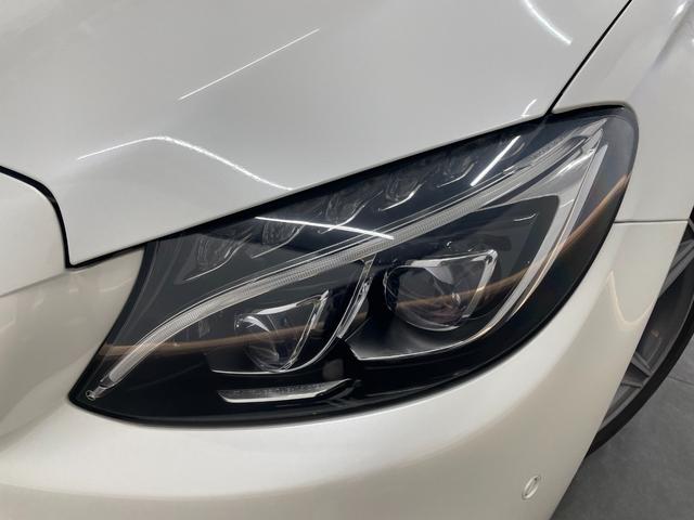 Ｃクラスステーションワゴン Ｃ２２０ｄ　ステーションワゴン　スポーツ　レーダーＰ　純正ナビ　地デジ　Ｂカメラ　レザーシート　シートヒーター　Ｄ席パワーシート　パドルシフト　ＬＥＤ　ＤＳＲＣ　Ｂｌｕｅｔｏｏｔｈ　ＰＴＳ　電動リアゲート　キーレスＧＯ　禁煙車　１８ＡＷ（29枚目）