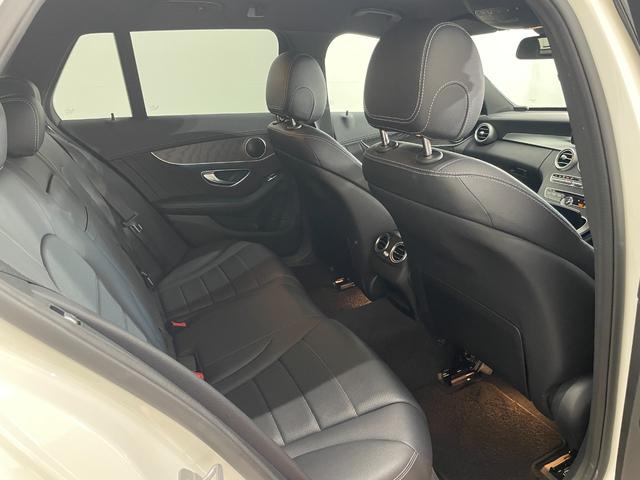 Ｃクラスステーションワゴン Ｃ２２０ｄ　ステーションワゴン　スポーツ　レーダーＰ　純正ナビ　地デジ　Ｂカメラ　レザーシート　シートヒーター　Ｄ席パワーシート　パドルシフト　ＬＥＤ　ＤＳＲＣ　Ｂｌｕｅｔｏｏｔｈ　ＰＴＳ　電動リアゲート　キーレスＧＯ　禁煙車　１８ＡＷ（53枚目）