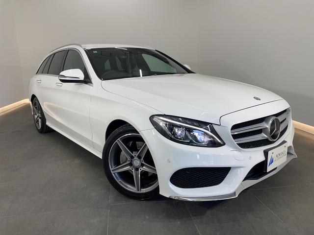Ｃクラスステーションワゴン Ｃ２００　ステーションワゴン　スポーツ　レーダーＰ　純正ナビ　地デジ　Ｂカメラ　レザーシート　シートヒーター　Ｄ席パワーシート　ＬＥＤ　ＤＳＲＣ　Ｂｌｕｅｔｏｏｔｈ　ＰＴＳ　ＨＵＤ　電動リアゲート　キーレスＧＯ　禁煙車　１８ＡＷ（2枚目）