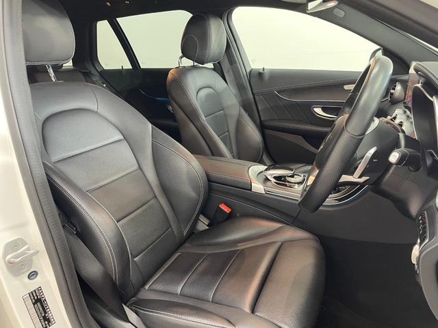 Ｃクラスステーションワゴン Ｃ２００　ステーションワゴン　スポーツ　レーダーＰ　純正ナビ　地デジ　Ｂカメラ　レザーシート　シートヒーター　Ｄ席パワーシート　ＬＥＤ　ＤＳＲＣ　Ｂｌｕｅｔｏｏｔｈ　ＰＴＳ　ＨＵＤ　電動リアゲート　キーレスＧＯ　禁煙車　１８ＡＷ（11枚目）