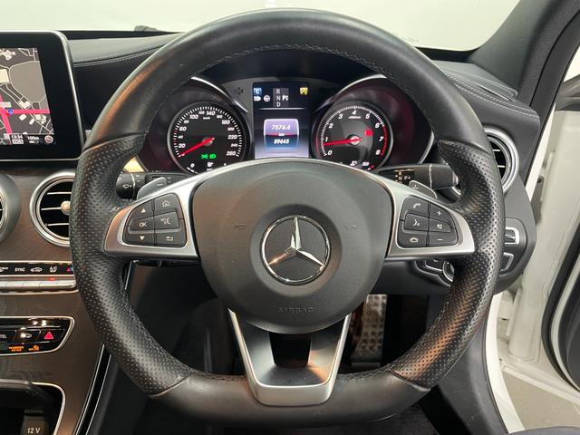 Ｃクラスステーションワゴン Ｃ２００　ステーションワゴン　スポーツ　レーダーＰ　純正ナビ　地デジ　Ｂカメラ　レザーシート　シートヒーター　Ｄ席パワーシート　ＬＥＤ　ＤＳＲＣ　Ｂｌｕｅｔｏｏｔｈ　ＰＴＳ　ＨＵＤ　電動リアゲート　キーレスＧＯ　禁煙車　１８ＡＷ（14枚目）