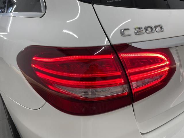 Ｃクラスステーションワゴン Ｃ２００　ステーションワゴン　スポーツ　レーダーＰ　純正ナビ　地デジ　Ｂカメラ　レザーシート　シートヒーター　Ｄ席パワーシート　ＬＥＤ　ＤＳＲＣ　Ｂｌｕｅｔｏｏｔｈ　ＰＴＳ　ＨＵＤ　電動リアゲート　キーレスＧＯ　禁煙車　１８ＡＷ（36枚目）