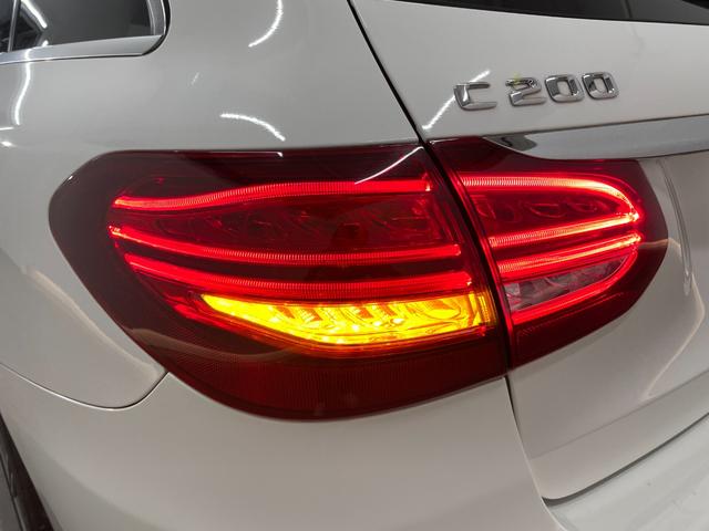 Ｃクラスステーションワゴン Ｃ２００　ステーションワゴン　スポーツ　レーダーＰ　純正ナビ　地デジ　Ｂカメラ　レザーシート　シートヒーター　Ｄ席パワーシート　ＬＥＤ　ＤＳＲＣ　Ｂｌｕｅｔｏｏｔｈ　ＰＴＳ　ＨＵＤ　電動リアゲート　キーレスＧＯ　禁煙車　１８ＡＷ（38枚目）