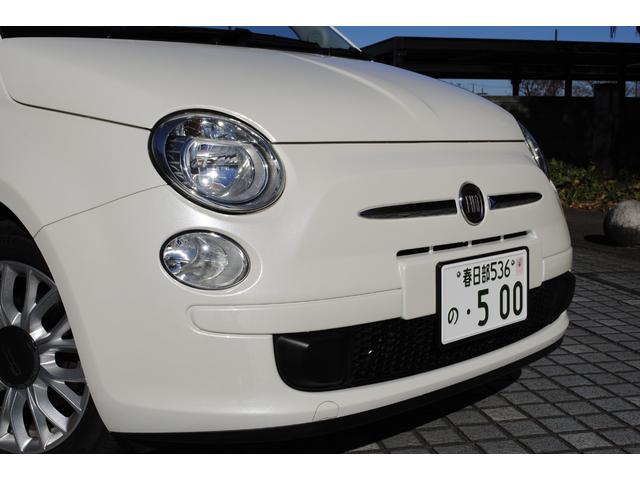 500 ペコレッラ 100台限定車 アイスホワイト 15インチアルミホイール アイドリングストップ 本革シート 社外ナビ(8枚目)